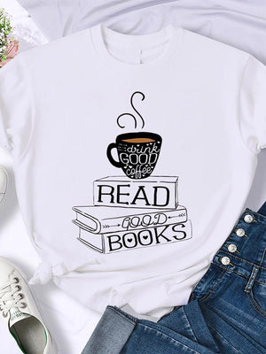 T Shirt Happy People Read Books