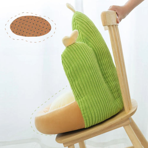 Coussin de Lecture au Design de Cactus