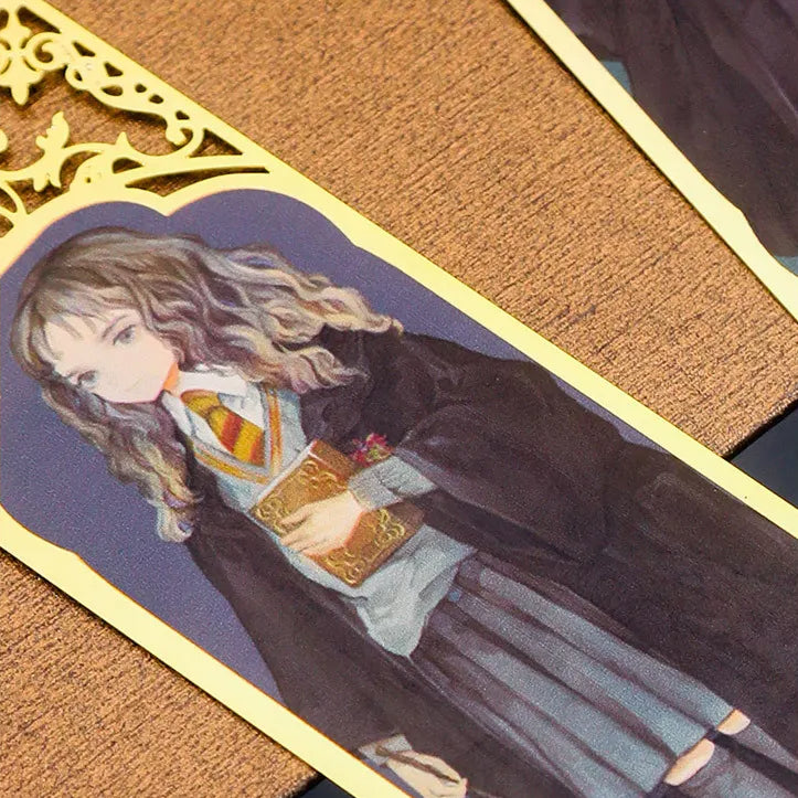 Marque Page Harry Potter avec Hermione et son Chat